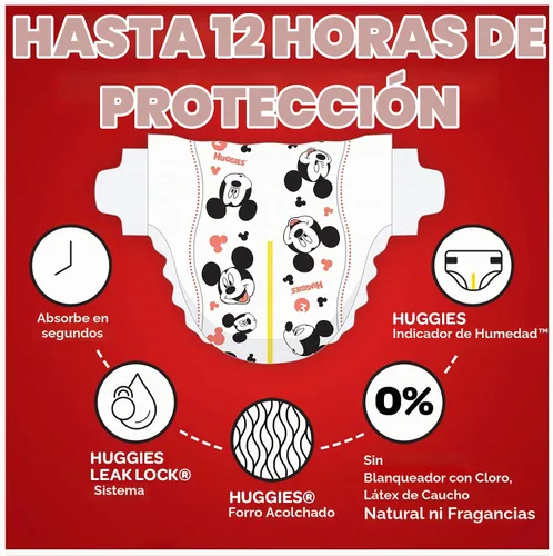 Vista 3 de Huggies Snug & Dry Pañales para bebé, talla 4, 148