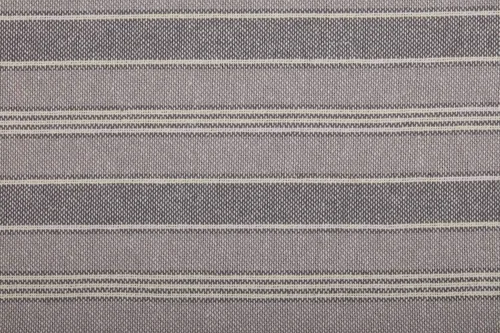 Vista 3 de Juego de 2 fundas de almohada de tamaño King Gray Gables, 21 x 40 pulgadas, gris, carbón, rayas blancas rotas, ropa de cama estilo vintage