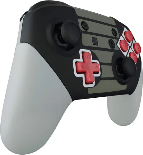 Vista 6 de eXtremeRate Classic NES Style Faceplate Backplate Handles Cover, Octagonal Gated Sticks Design DIY Replacement Grip Housing Shell for Nintendo