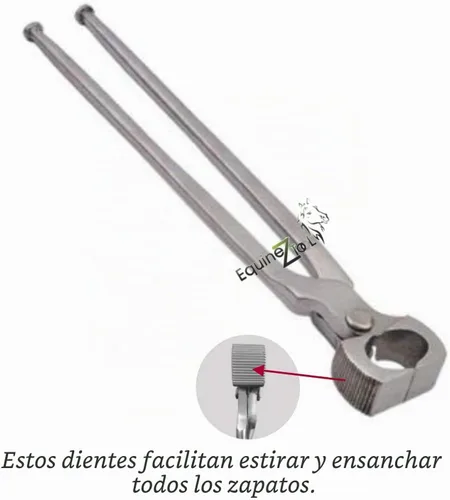 Vista 6 de Extractor y esparcidor de zapatos de caballo de 14 pulgadas, herramienta de herrador hecha a mano, extractor de pezuñas de acero inoxidable