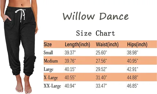 Vista 4 de Pantalones de yoga holgados para mujer, de cintura alta, con bolsillos, ropa deportiva, pantalones deportivos para entrenamiento