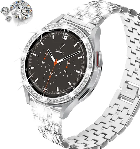 Vista 6 de DEALELE Funda de bisel compatible con Samsung Galaxy Watch 4 Classic de 1.654 pulgadas/Galaxy Watch 1.654 pulgadas/Gear Sport, anillo de bisel de 1#
