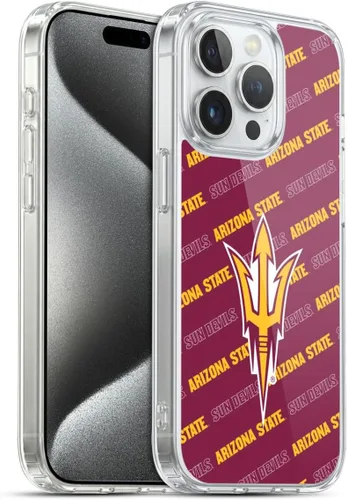 Vista 43 de Head Case Designs Funda de gel ASU Camou con licencia oficial de la Universidad Estatal de Arizona [protección de grado militar] compatible