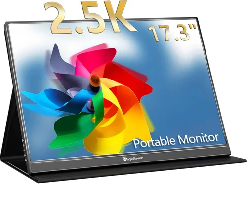 Vista 18 de Monitor portátil inalámbrico para portátil con batería, 15.6" 1080P IPS Negro