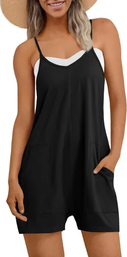 Vista 12 de AUTOMET Overoles para mujer, overoles para verano, playa, crucero 2026 Verde Armada (ArmyGreen)