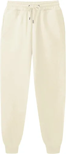 Vista 4 de Pantalones deportivos de forro polar para mujer, holgados, casuales, de cintura alta, para entrenamiento, atléticos, con parte inferior de cincha