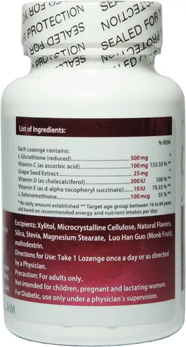 Vista 2 de Complejo de glutatión Suplemento dietético y vitaminas para blanquear la piel