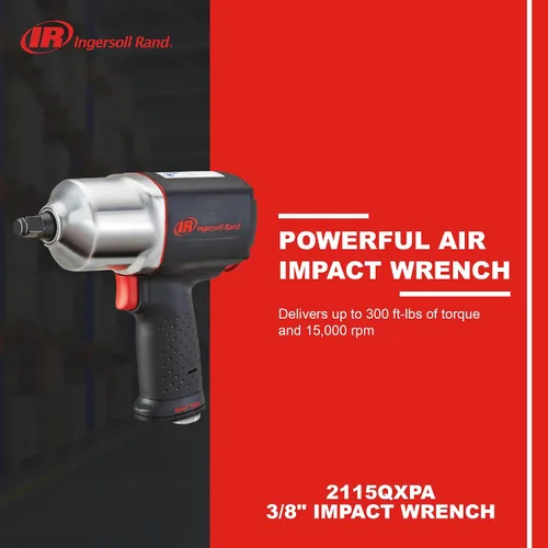 Vista 2 de Ingersoll Rand 2115QXPA Llave de impacto de 3/8" con tecnología silenciosa