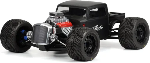 Vista 3 de Coche Pro-Line Racing 341000 Rat Rod Clear Body, para Revo 3.3 Summit y para E-Revo Radio Control Body