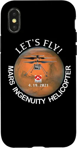 Vista 5 de iPhone 12 mini deja volar! Mars Ingenuity helicóptero perseverancia Rover caso