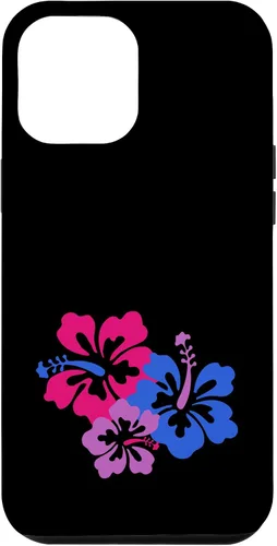 Vista 26 de Bisexual Bi Pride Sutil Hibiscus Flower Hawaii LGBT LGBTQ Funda para iPhone 16