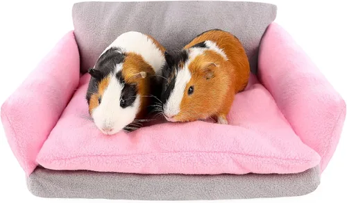 Vista 9 de Escondite de conejillo de indias, cama de conejillo de indias, piel de mascota pequeña estilo Halloween, cama ideal para mascotas pequeñas