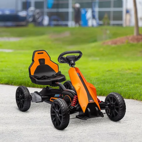 Vista 4 de Go Kart eléctrico de 12 V para niños de 3 a 8 años, 2 velocidades