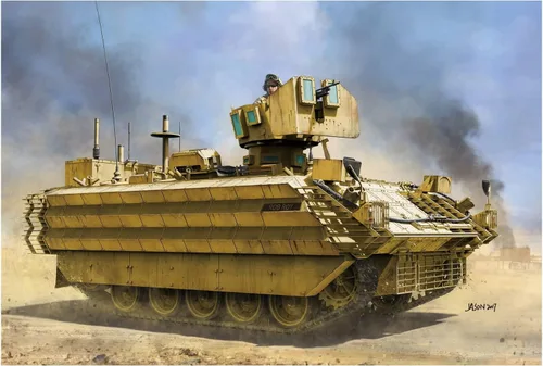 Vista 8 de TAKOM 1/35 Ejército británico FV432 Mk.3 Bulldog blindado transporte de personal modelo de plástico TKO2067