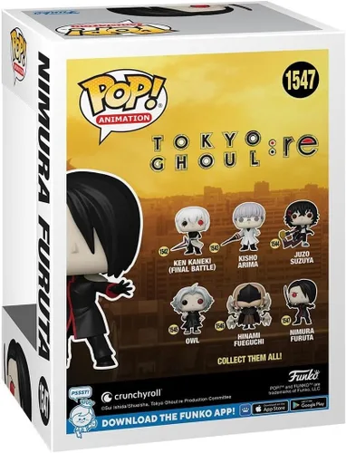 Vista 3 de Funko Pop! Animation: Tokyo Ghoul: Re - Nimura Furuta - Figura de vinilo coleccionable - Idea de regalo - Producto oficial - para niños y adultos