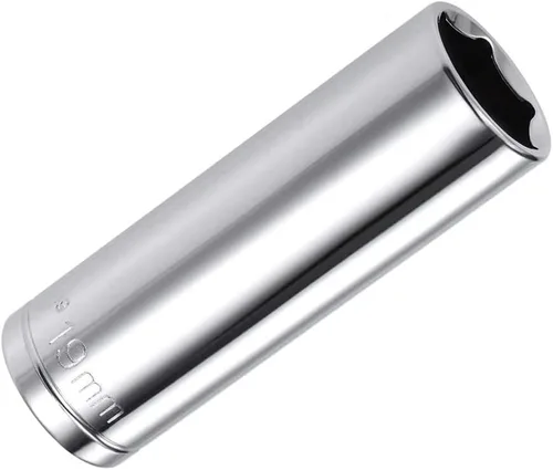 Vista 19 de Auniwaig 1/2" Drive x 0.315 in Deep 6-Point Impact Socket, métrico, Cr-V, conector fraccional mecánico