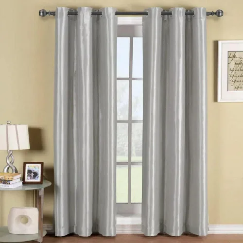 Vista 24 de Royal Tradition Cortinas opacas de 42 x 96 pulgadas, juego de 2 paneles de cortinas blancas con aislamiento térmico para oscurecer la habitación