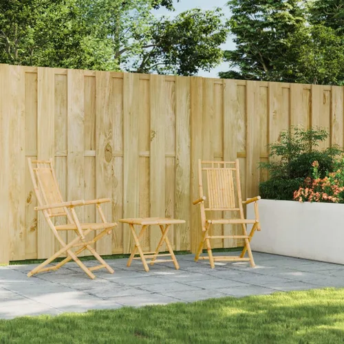 Vista 4 de Folding Patio Chairs 2 pcs 20.9x26 x39 Bamboo Dinning Room Lawn Sillas para Comedor Dining Table Chairs for Courtyard Terrace Beach Picnic