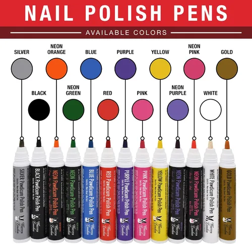Vista 4 de Lápiz de pedicura Warren London Pawdicure, esmalte de uñas para perro, paquete de de 1, Negro