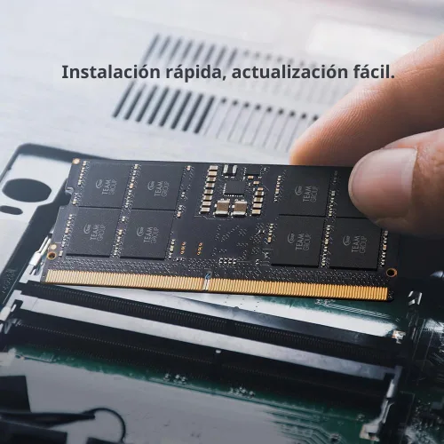 Vista 5 de TEAMGROUP Elite SODIMM DDR5 16 GB 4800 MHz (PC5-38400) CL40 sin ECC sin búfer 1.1V 262 pines Módulo de memoria para portátil Ram