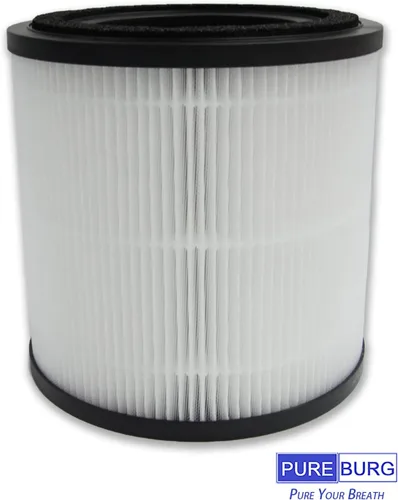 Vista 4 de PUREBURG Filtro de repuesto compatible con purificadores de aire Bissell MYair + y MYair HUB modelo 2905A 3179A, piezas 3389, H13 True HEPA