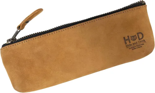 Vista 11 de Hide & Drink, Estuche rectangular para lápices, estuche para bolígrafos y marcadores para hombres y mujeres, soporte plano con cremallera