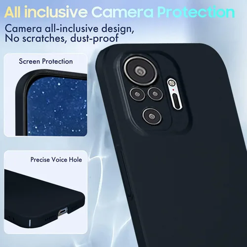 Vista 2 de Funda de teléfono para Xiaomi Redmi Note 10 Pro, cubierta elegante de PC dura para Xiaomi Redmi Note 10 Pro Case a prueba de golpes rosa delgada