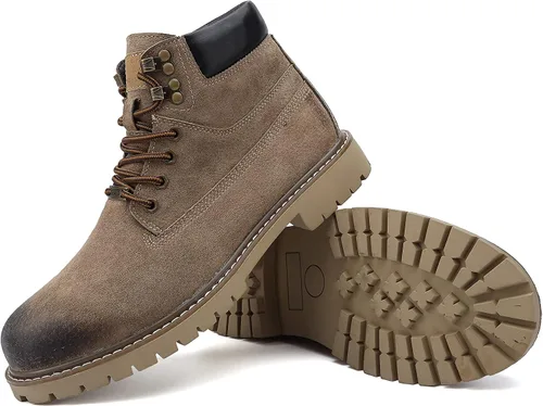 Vista 7 de EYUSHIJIA Botas de senderismo impermeables para hombre, botas de nieve para caminar