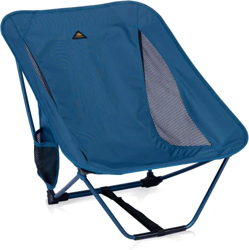 Vista 15 de iClimb - Silla plegable de camping ultraligera y compacta con bolsillo lateral y bolsa de transporte (Negro)