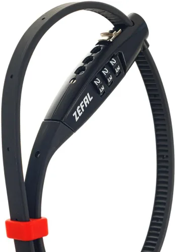 Vista 4 de ZEFAL Bicycle Cable Tie Lock with Code ZIP3 XL Length 70 cm Black Ultralight with Code 100 g Helmet Lock Motorcycle and Bicycle