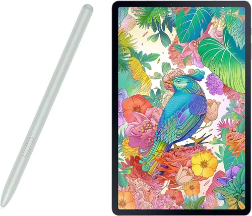 Vista 3 de Lapicera Verde para Galaxy Tab S7 FE de Dogxiong para Samsung Galaxy Tab S7 FE S Pen Stylus Lapicera de Reemplazo + 5 Puntas Gratis para Lápiz
