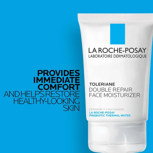 Vista 7 de La Roche Posay Toleriane Limpiador Purificador + Toleriane Double Repaire Hidratante + Suero Hyalu B5