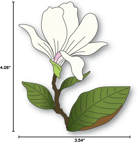 Vista 7 de Lily Dies - Troqueles para hacer tarjetas, flores de lirio y hojas de metal, troqueles para manualidades, manualidades, manualidades, álbumes