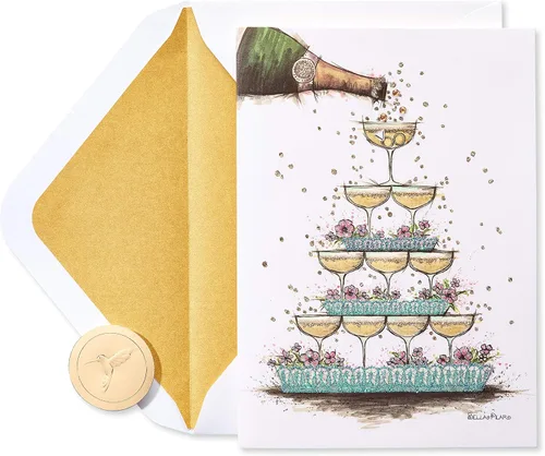 Vista 8 de Papyrus Tarjeta de boda (A una pareja feliz)