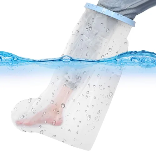 Vista 2 de Adult Foot Leg Cast Covers 71x25.5cm Elastic Shower Protector for Wounds