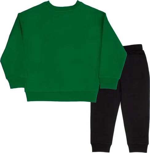 Vista 2 de Nintendo Super Mario Bros - Conjunto de 2 piezas para niños, sudadera navideña y pantalones deportivos, paquete de 2 unidades para niños y niños