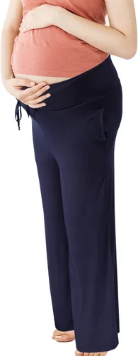 Vista 4 de Mothera Pantalones de bambú con cordón para mujer Pantalones de pijama de maternidad cómodos y suaves