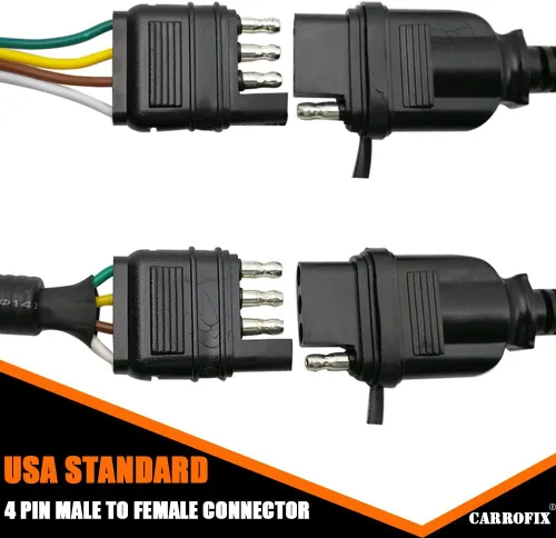 Vista 5 de Arnés de extensión de enchufe para tráiler de 4 cables