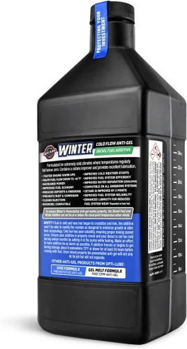 Vista 3 de Opti-Lube Aditivo de combustible diesel anti-gel para invierno, 1 cuarto