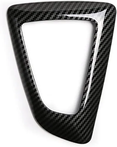 Vista 2 de MICROCK Panel de Marco de Palanca de Cambios para BMW F20 F21 F22 F23 F30 F34 F35 F32 F33 F36 Serie 1 2 3 4 2014 2015 2016 2017 2018, Fibra