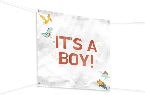 Vista 36 de Cartel de baby shower para uso en interiores y exteriores de 4 x 1 pies, pancarta grande personalizada y letreros con cuerda para colgar, telón