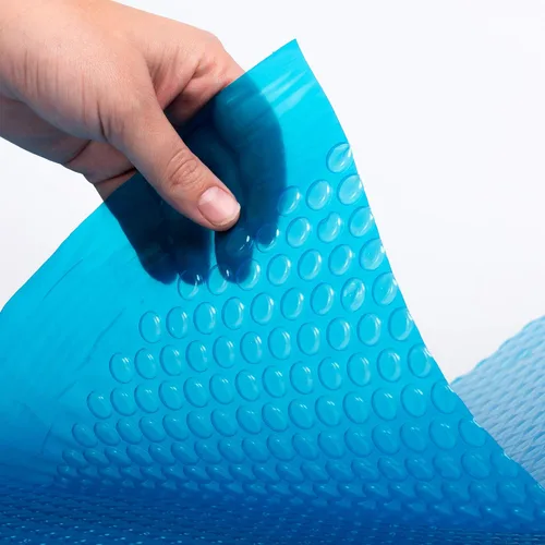 Vista 7 de Blue Wave Cubierta solar rectangular para piscina de 16 x 32 pies, color azul de 12 mil, cubierta solar para piscina sobre el suelo y piscina