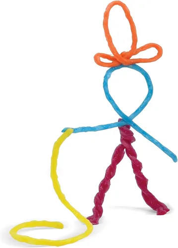 Vista 6 de Wikki Stix para Dibujantes - Esencial para viajes de niños: ¡Creatividad portátil en movimiento! Paquete de 24 Wikki Stix en colores neón