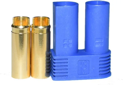 Vista 5 de 8 pares de conectores de batería EC5, conector Ec5 macho/hembra de 0.197 in, conector de bala dorada para dispositivo de batería RC ESC LIPO