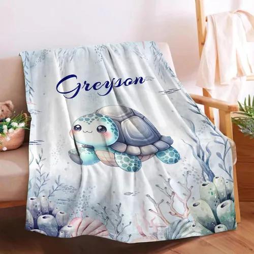 Vista 55 de Manta de bebé personalizada para niñas y niños pequeños, recién nacidos, regalos personalizados de vaca floral con nombre y texto, 40 x 30 pulgadas