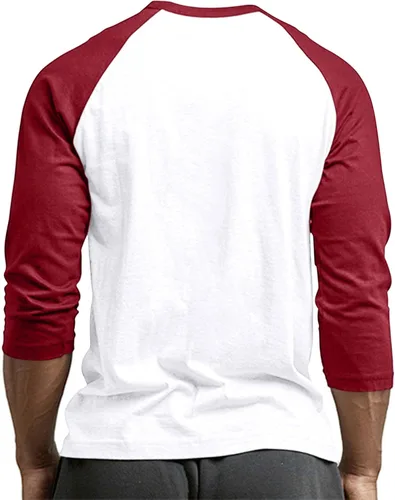 Vista 3 de Camiseta de béisbol raglán para hombre - Camisetas casuales