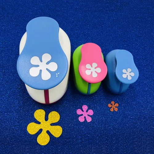 Vista 14 de Punchers de papel de 2 pulgadas, 1 pulgada y 5/8 pulgadas, 3 piezas, para álbumes de recortes, para manualidades (mariposa)