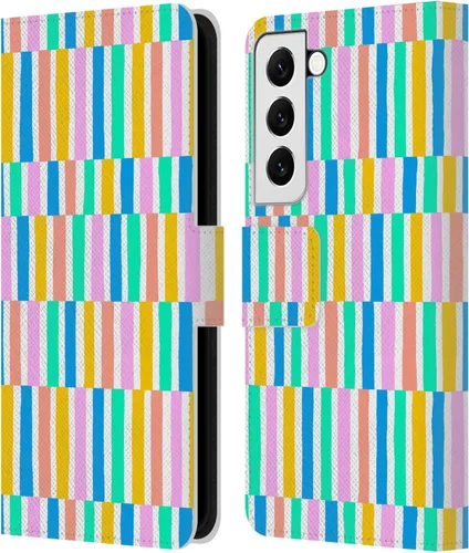 Vista 133 de Head Case Designs Officially Licensed Ninola Brushstrokes Multi Colorful Leather Wallet Case Compatible with Samsung Galaxy A07 4G
