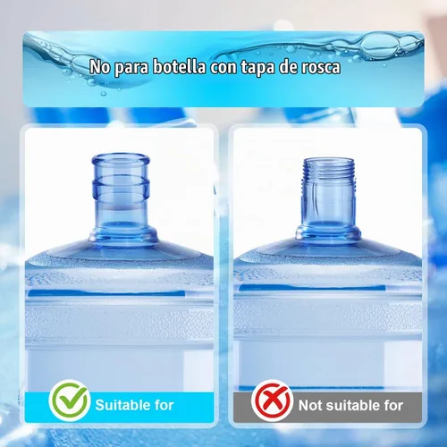 Vista 4 de Tapas de repuesto para botellas de agua de 3 y 5 galones, paquete de 20