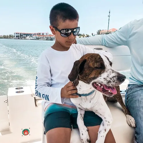 Vista 5 de Southern Fin Apparel Camisa de pesca juvenil para niños y niñas manga larga UV